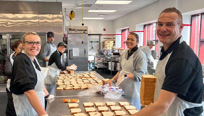 First Merchants Team Members Volunteering in Michigan