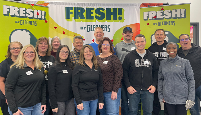 First Merchants Team Members Volunteering in Michigan Gleaners1