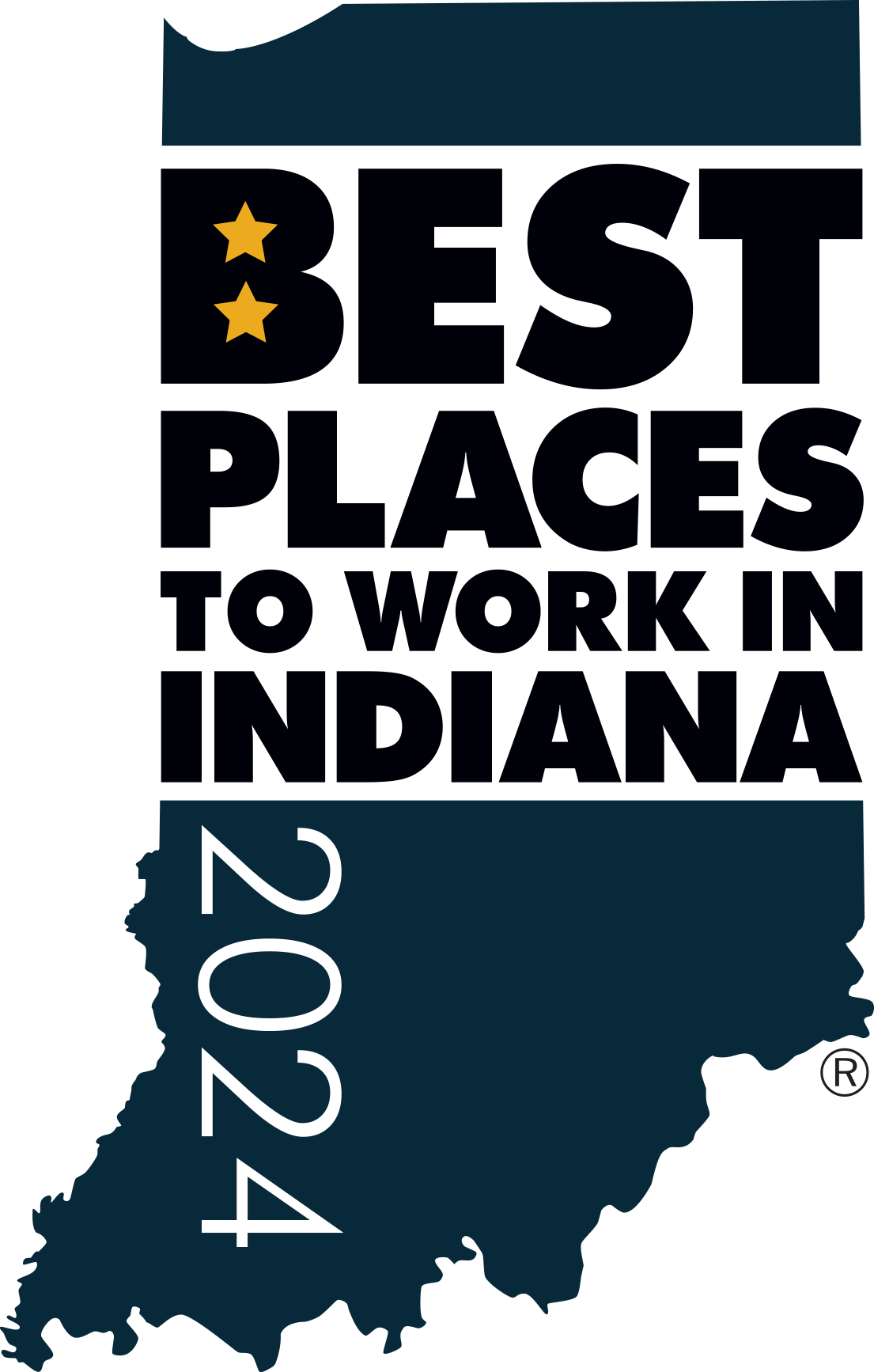 Best Places to Work Indiana 2024 Graphic