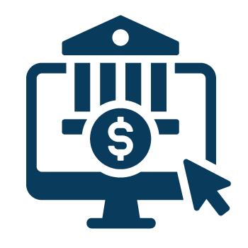 Banking online icon