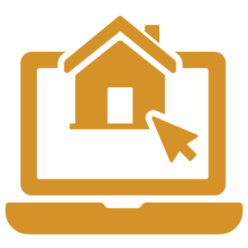 Laptop with Home Icon