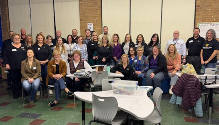 First Merchants Bank Team Members Group Shot 3