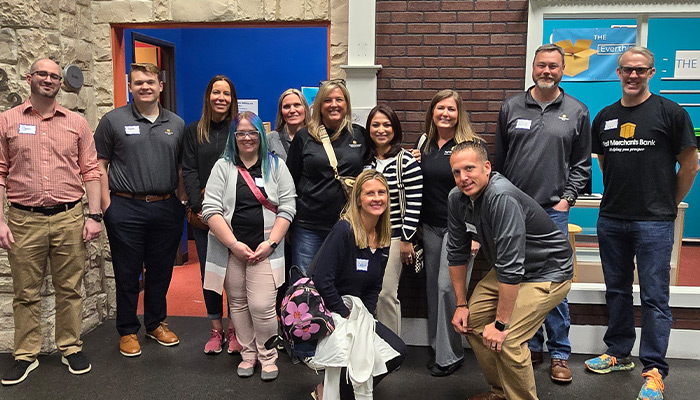 First Merchants Bank Team Members Group Shot 8