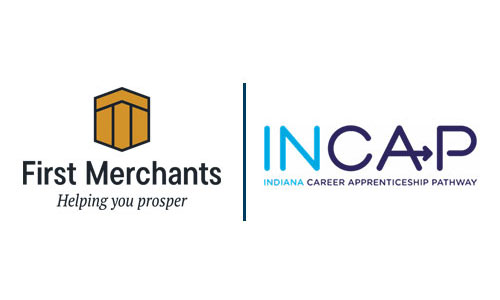 First Merchants and INCAP Partnership Graphic