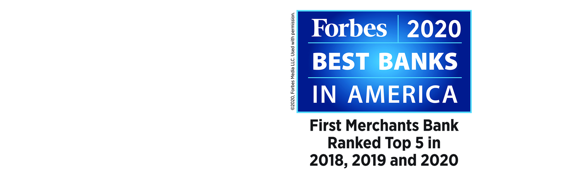 First Merchants Bank Forbes best bank in America 2020