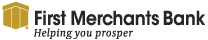 First Merchants Bank Horizonal Logo for Mobile