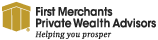 First Merchants Bank Private Wealth Mobile Logo Graphic