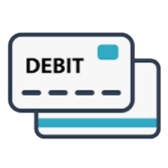 Business Debit Card graphical representation