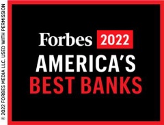 Forbes Best 2022 Best Banks in America logo