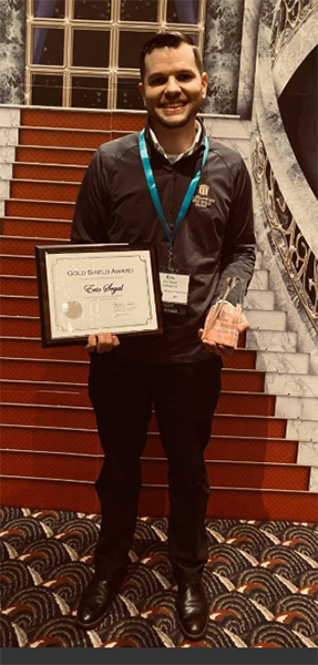Eric Segal Gold Shield Awards Winner