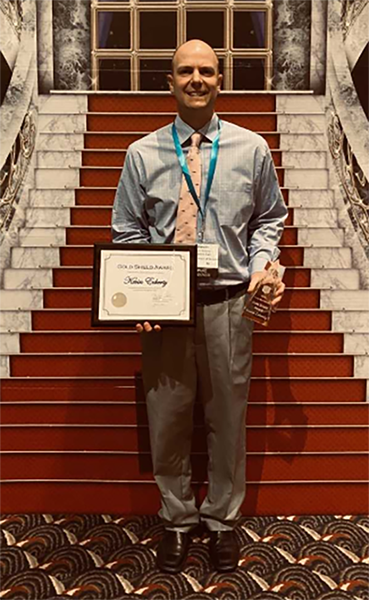 Kevin Eckerty Gold Shield Awards Winner