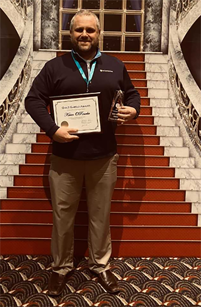 Kevin ORourke Gold Shield Awards Winner