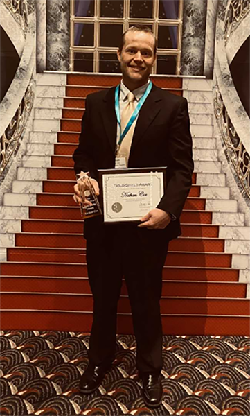 Nathan Coe Gold Shield Awards Winner