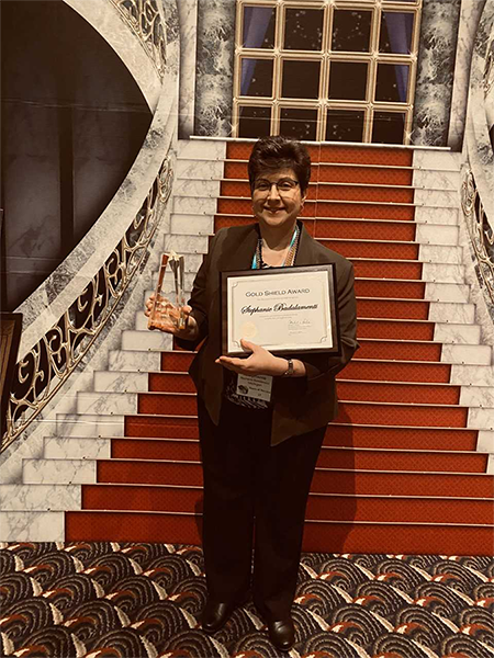 Stephanie Badalamenti Gold Shield Awards Winner