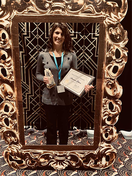 Summer Gibson Gold Shield Awards Winner