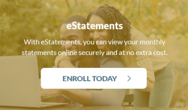 eStatement-Enrollment-Gold Button to click to enroll in eStatements